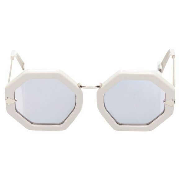 Karen Walker Moon Disco Acetate Handmade Hexagon Arrow Sunglasses - Picture 3 of 6